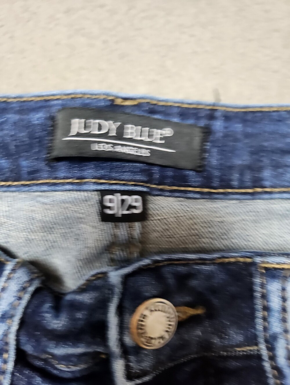 Judy Blue Skinny Fit Distressed Raw Hem Jeans Size 9/29 JB88417 - Picture 4 of 12